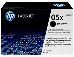 HP 05X Yüksek Kapasiteli Siyah Orijinal LaserJet Toner Kartuşu